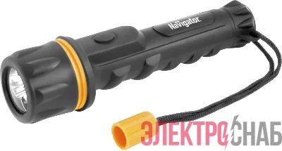 Фонарь 71 584 NPT-R06-2AA пластик+резина 1LED 0.5Вт Navigator 71584