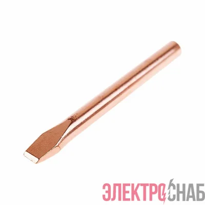 Жало медное d6.8 для паяльников 80Вт (тип: клин) Rexant 12-9944