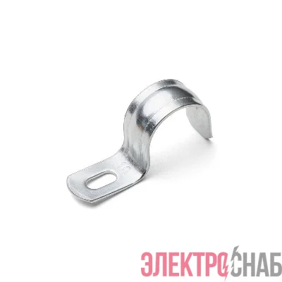 Скоба крепежная однолапковая СМО d8-9мм метал. оцинк. (уп.100шт) Fortisflex 49319