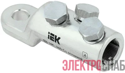Наконечник болтовой луженый НБЛ 185-400-16/3 35кВ IEK UNB11-185-400-03-35