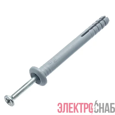 Дюбель-гвоздь SM-G гриб. манж 6х40 ведро (уп.150шт) СТРОЙМЕТИЗ 2440016