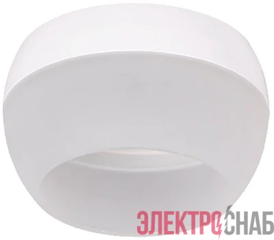 Светильник 4010 накладной потолочный под лампу GX53 бел. IEK LT-UPB0-4010-GX53-1-K01