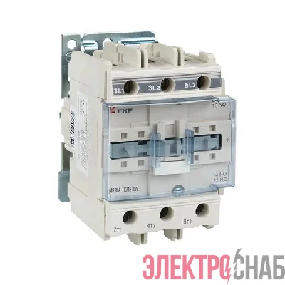 Контактор КМЭ-3 80А кат. 230В AC 1НО+1НЗ EKF ctr-s-80-220