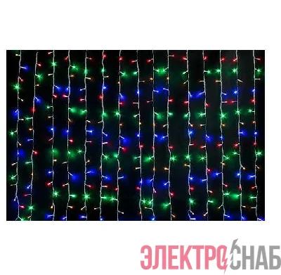 Гирлянда занавес 150х150см LDCL368C-M 368 LED RGB IP20 разноцв. SHLights 4690601035622
