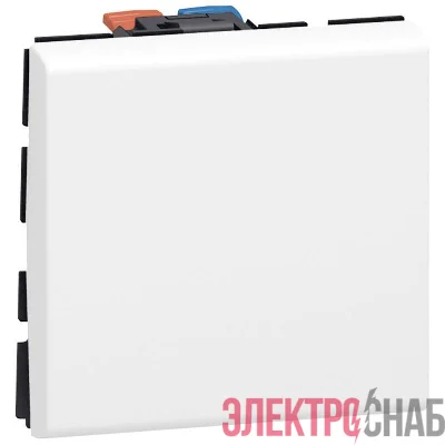 Механизм выключателя 1-кл. 2мод. СП Mosaic NEW 10А IP31 бел. Leg 077010