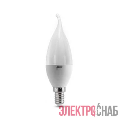 Лампа светодиодная Black Tailed 6.5Вт свеча 3000К тепл. бел. E14 520лм 150-265В Gauss 104101107