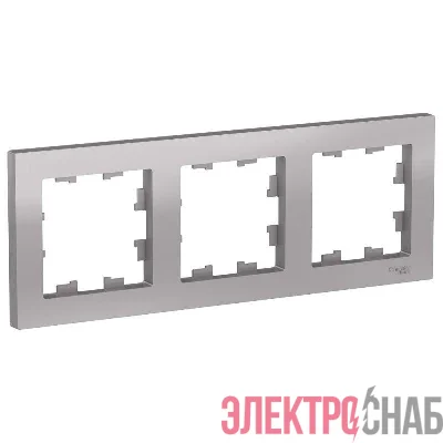Рамка 3-м AtlasDesign универс. алюм. SE ATN000303