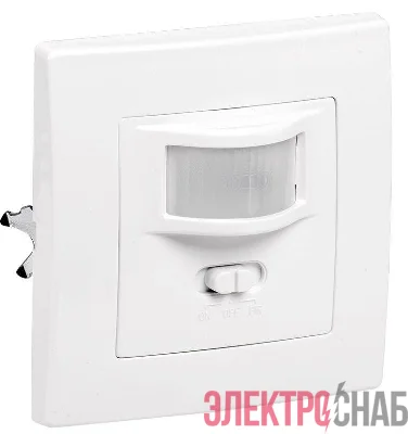 Датчик движения ДД 030 500Вт угол обз. 160град. 9м IP20 бел. IEK LDD12-030-500-001