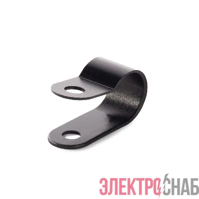 Скоба СНК 9 пластик. черн. (уп.100шт) Fortisflex 103930