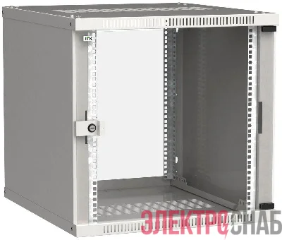 Шкаф LINEA WE 12U 600х600мм дверь стекло сер. ITK LWE3-12U66-GF