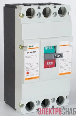 Выключатель автоматический 3п 250А 35кА ВА-304 DEKraft 21013DEK