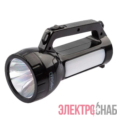 Фонарь-прожектор аккумуляторный PA-504 SMD LED 1Вт боков. светильник 24 SMD LED 2 режима 4 Трофи Б0042439