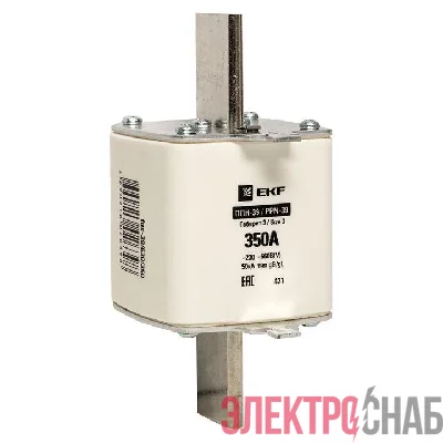 Вставка плавкая ППН-39 630/350А габарит 3 PROxima EKF fus-39/630/350