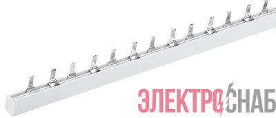 Шина соединительная PIN (штырь) 2п 63А луженые (дл.1м) IEK YNS21-2-063-N
