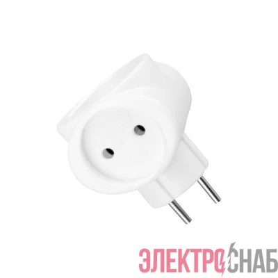 Разветвитель 3-м 6А IP20 220В биметал. бел. Rexant 11-1064