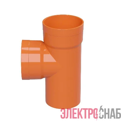Тройник для гофр. двустен. труб 90град. d63 DKC 020063