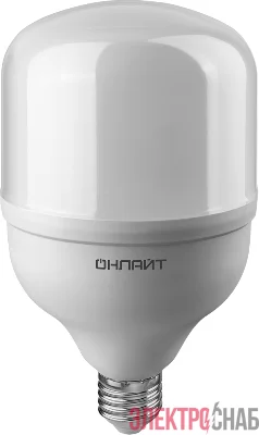 Лампа светодиодная высокомощная 82 902 OLL-T100-40-230-840-E27E40 40Вт 4000К нейтр. бел. E27/E40 3200лм 176-264В ОНЛАЙТ 82902