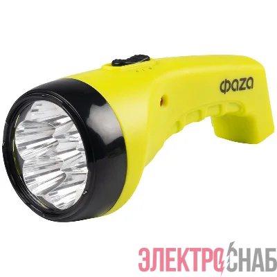 Фонарь аккумуляторный ручной AccuF2-L07-gn 7LED аккум. 4В 0.4А.ч 25проц. (10ч)/100проц. (2.5ч) зел. ФАZА 2857873