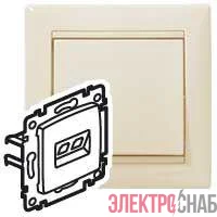 Механизм розетки информ. 1-м СП Valena RJ45 CAT.5Е UTP сл. кость Leg 774130