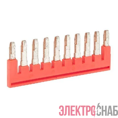 Перемычка втычная для ST/Push-in 4 10PIN (уп.10шт) EKF plc-per-st-10PIN-4