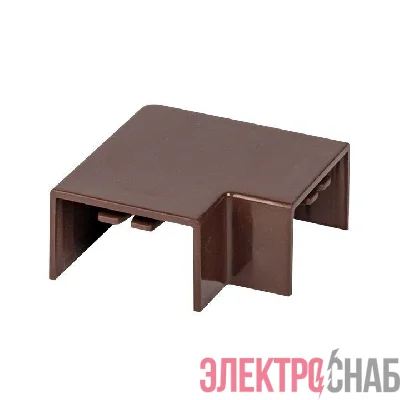 Поворот на 90град. 25х16 под темн. дерево Plast PROxima (уп.4шт) EKF abd-25-16x4