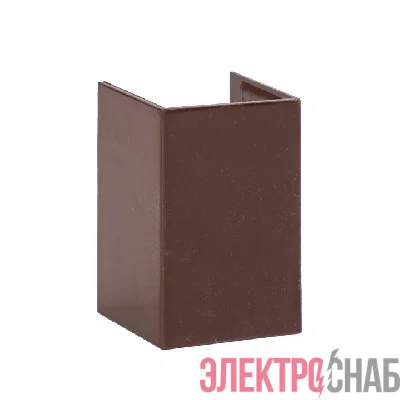 Соединитель 25х25 под темн. дерево Plast PROxima (уп.4шт) EKF cond-25-25x4