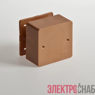 Коробка универсальная для кабель-каналов 85х85х45 корич. IP40 Ruvinil 65015К