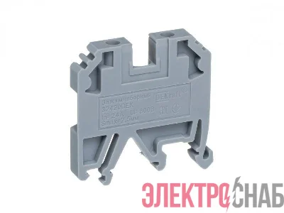 Зажим наборный ЗН-101 24А 2.5кв.мм сер. DEKraft 32420DEK