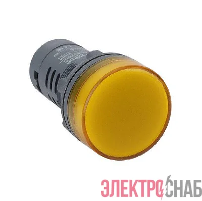 Лампа светосигнальная SB7 d22мм 230В AC желт. моноблочная SE SB7EV08MP