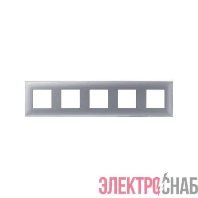Рамка 5-м 10мод. Avanti "Закаленная сталь" DKC 4404900