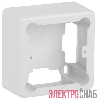 Коробка универсальная КМКУ 85х85х42мм неразборная ЭЛЕКОР бел. IEK CKK10D-U-2-K01