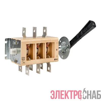 Выключатель-разъединитель ВР32У-35B71250 250А 2 напр. с дугогасит. камерами съемная лев./прав. рукоятка MAXima EKF uvr32-35b71250