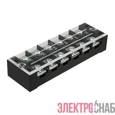 Блок зажимов клеммный БЗН ТВ-4506 4.0кв.мм 45А 6 пар Rexant 11-2155