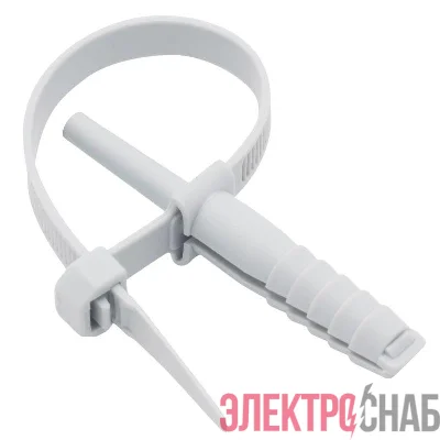 Хомут дюбельный 7х150 сер. (уп.50шт) PROxima EKF plc-nst-7.2x150w