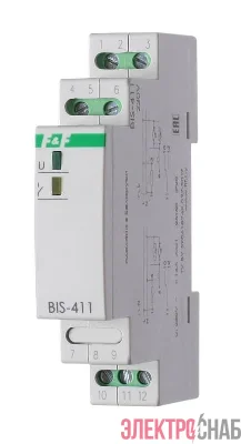 Реле импульсное BIS-411 (230В 16А 1Р монтаж на DIN-рейке 35мм) F&F EA01.005.001