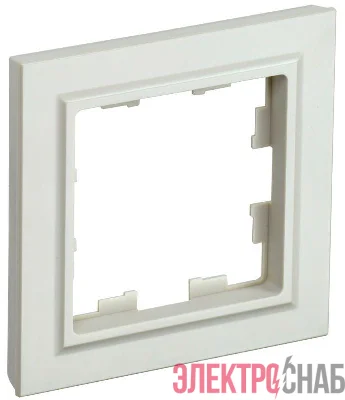 Рамка 1-м BRITE РУ-1-БрКр беж. IEK BR-M12-K10