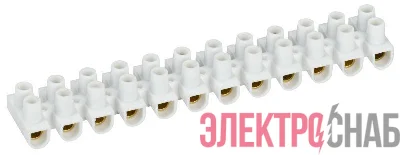 Колодка клеммная ЗВИ-15 н/г 4-10кв.мм 12 пар IEK UZV2-015-06