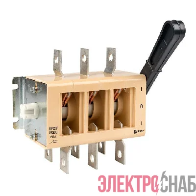 Выключатель-разъединитель ВР32У-35А71220 250А 2 напр. с дугогасит. камерами несъемная лев./прав. рукоятка MAXima EKF uvr32-35a71220