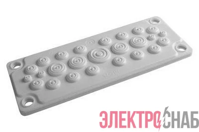 Ввод кабельный пластик V0 UL94. (25 отв.) IP65 DKC R5HTC25