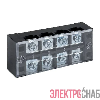 Терминал клеммный TB-4504 до 4.5кв.мм 45А 4 клеммные пары EKF tb-4504