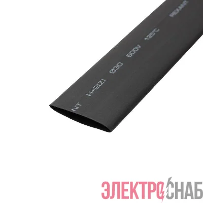 Трубка термоусадочная ТУТ нг 30.0/15.0 черн. 1м Rexant 23-0006