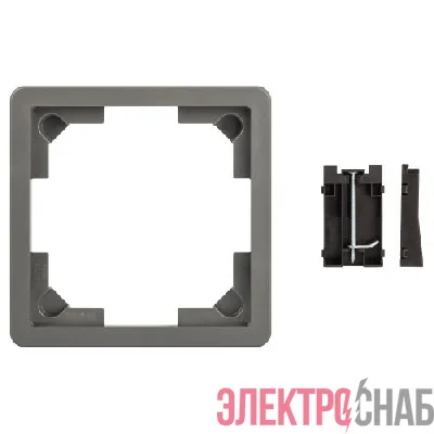 Люк 18-7001-03 комплект для установки люка IP66 в фальш-пол (рамка+монтаж. лапки) сер. Эра Б0063310