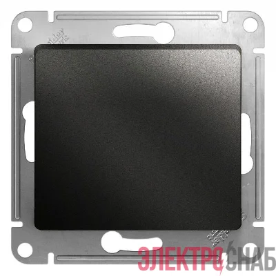 Выключатель 1-кл. СП Glossa 10А IP20 (сх. 1) 10AX механизм антрацит SE GSL000711