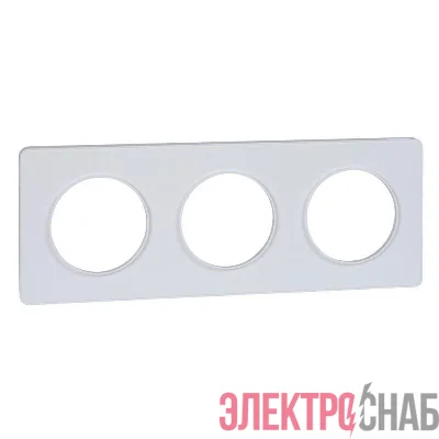 Рамка 3-м Odace бел. SchE S52P806