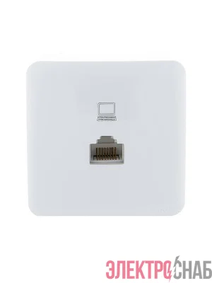 Розетка компьютерная 1-м ОП Viola RJ45 бел. LEZARD 751-0200-139