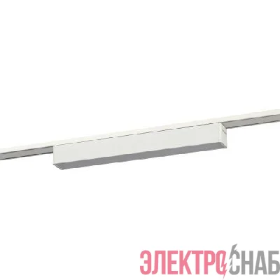 Светильник светодиодный трековый TRM-S5-1-12W4K-WH 12Вт 4000К с заливающим светом для тонкого магнитного шинопровода бел. Эра Б0059042