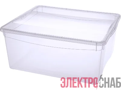 Ящик 400х335х170 18 л. "Кристал"  прозрачный crystal 18 crystal 18