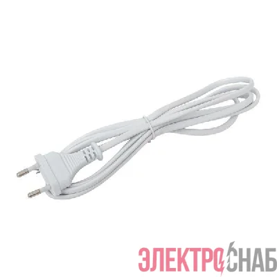 Шнур с опрессованной вилкой 2м 2х0.75кв.мм EKF ASC-252