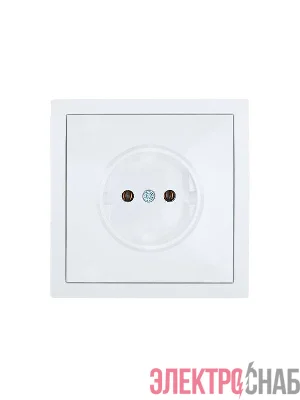 Розетка 1 мест. б/з СП ZIMA IP20 16А ПБТ безвинт. зажим бел. LEZARD 704-0288-121BQC