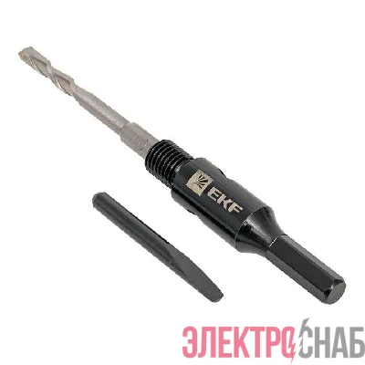 Адаптер Hex M16 с центровочным сверлом Expert EKF ad-hex